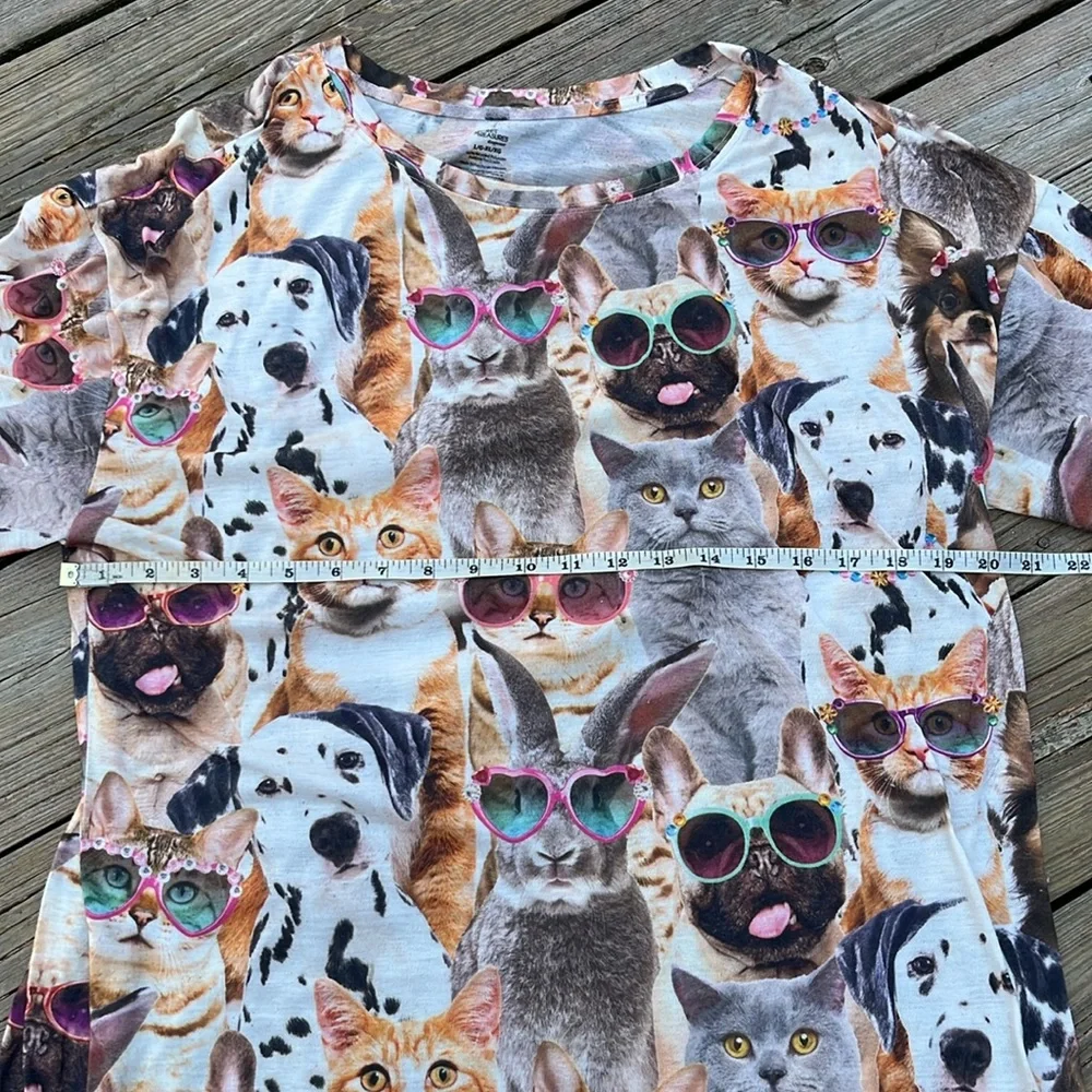 Secret Treasures cats, dogs & bunny sleepwear L-XL